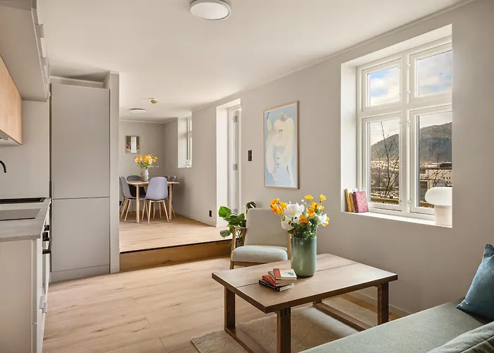 Apartament Panorama - View In L 2br & Terrace Bergen